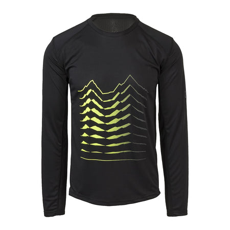 AGU Maglia MTB Sport nera maniche lunghe Nero / S