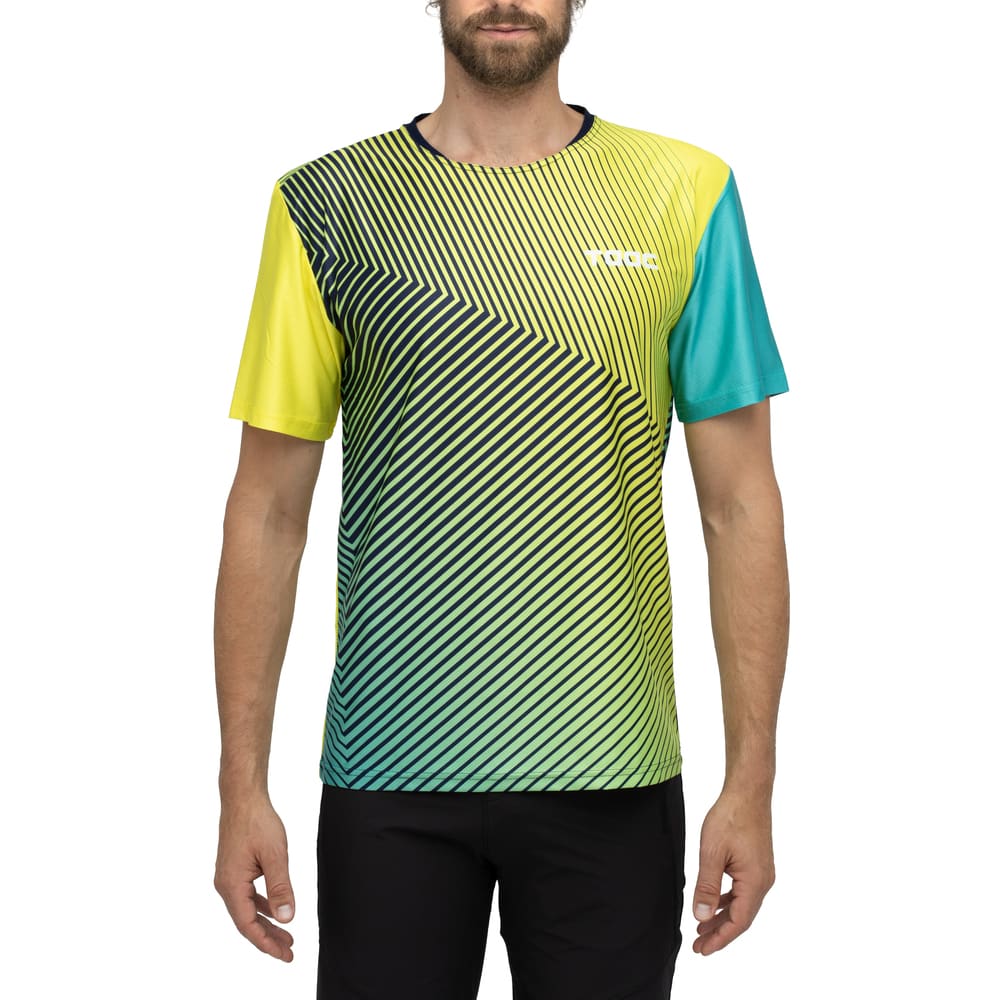 Maglia MTB TAAC Cycling Pietra Giallo Maniche Corte