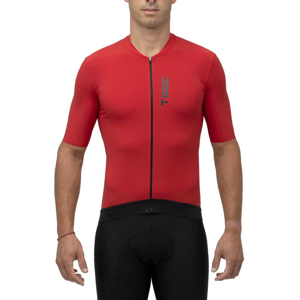 Taac Cycling Podio Red maniche corte Rosso / XS