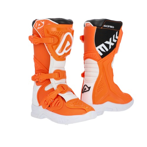 Acerbis X-Team Kid stivali bambino T.33 / ARANCIO/BIANCO - foto 2