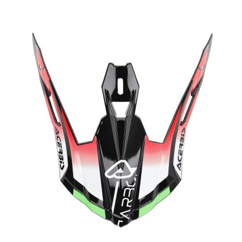 Acerbis Steel Carbon 2206 visiera VERDE/ROSSO - foto 3