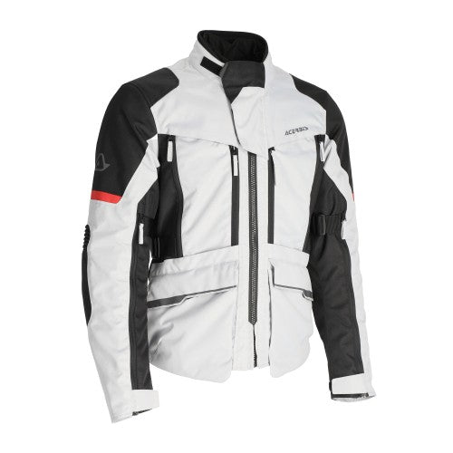 Acerbis giacca CE X-Rover 3 strati S / GRIGIO/ROSSO - foto 2