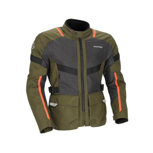 Acerbis Ramsey Vented Long giacca moto S / VERDE/ARANCIO - foto 2
