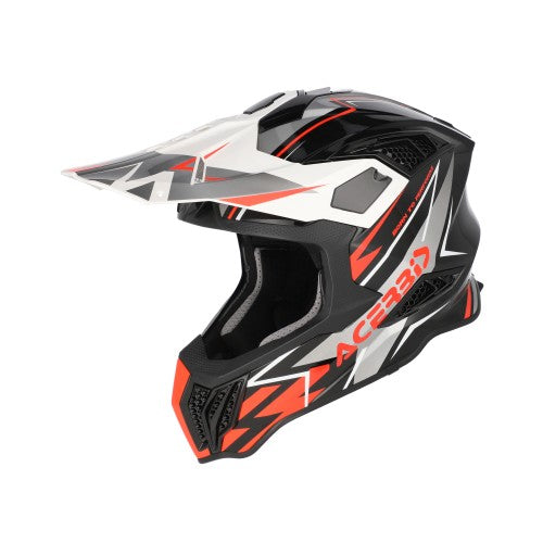 Acerbis Airstrike-X ECE 22-06 XS / NERO/ARANCIO FLUO - foto 6