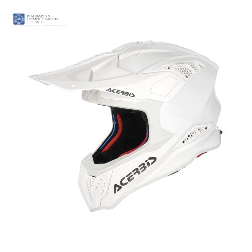 Acerbis Airstrike FIM Racing#2 carbonio XS / BIANCO