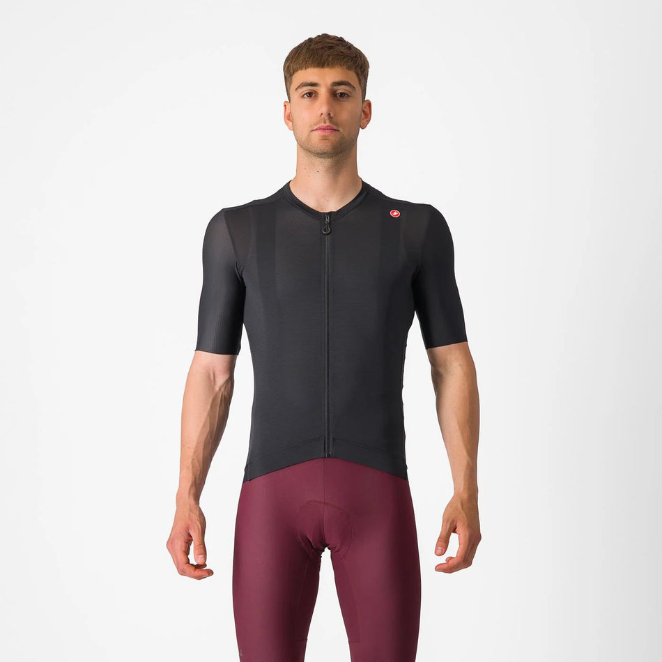 Castelli Espresso manica corta uomo Light Black/Dark Gray / M