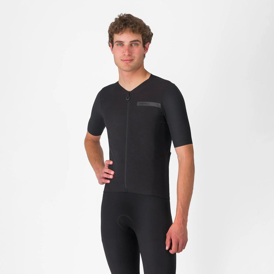 Castelli Premio Evo maglia manica corta Light Black/Black / S