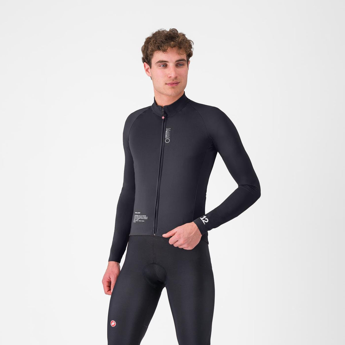 Castelli Do.Di.Ci. giacca antivento Light Black / S