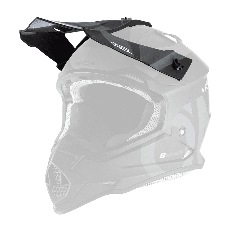 O'Neal 2SRS Slick visiera Black/Gray Black/Gray / One Size