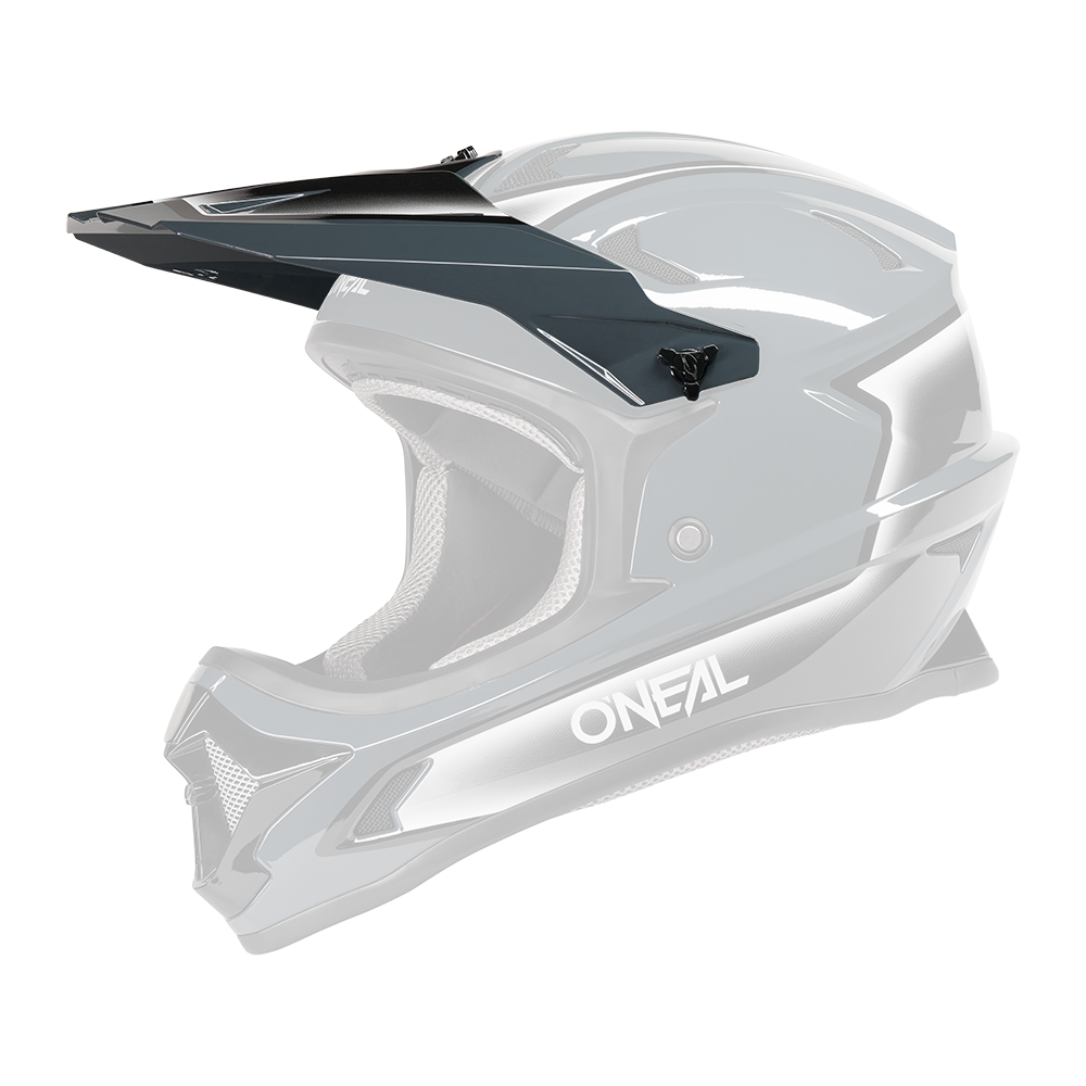 O'Neal Sonus Slick visiera nero/grigio / One Size - foto 2