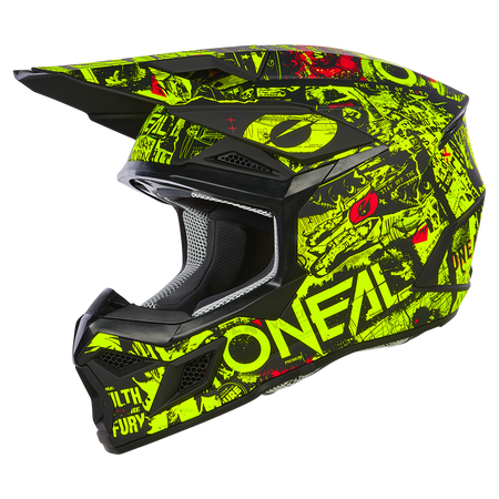 O'Neal 3SRS Inked bambino M, L, XL Black/Neon Yellow / M