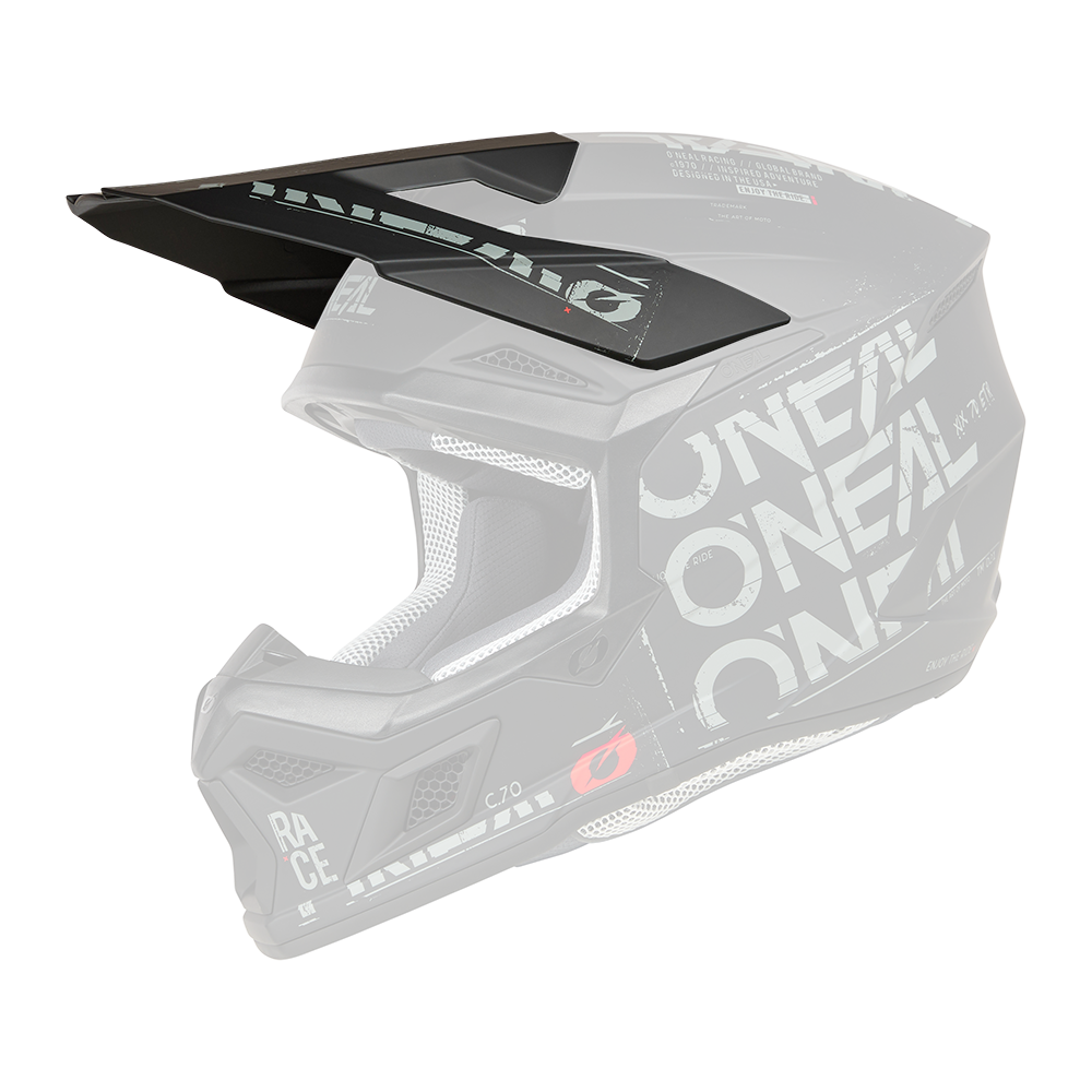 O'Neal 3SRS Static visiera ricambio Black/Gray / One Size