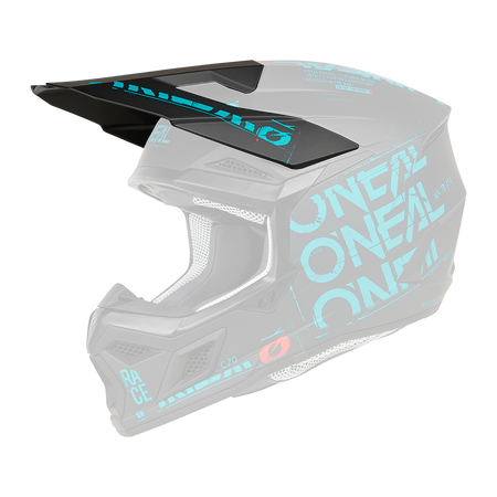O'Neal 3SRS Static visiera ricambio Black/Teal / One Size - foto 2