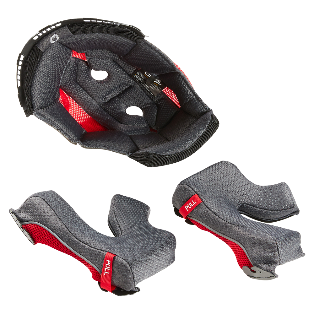 O'Neal 5SRS fodera e guanciali Black/Gray / S