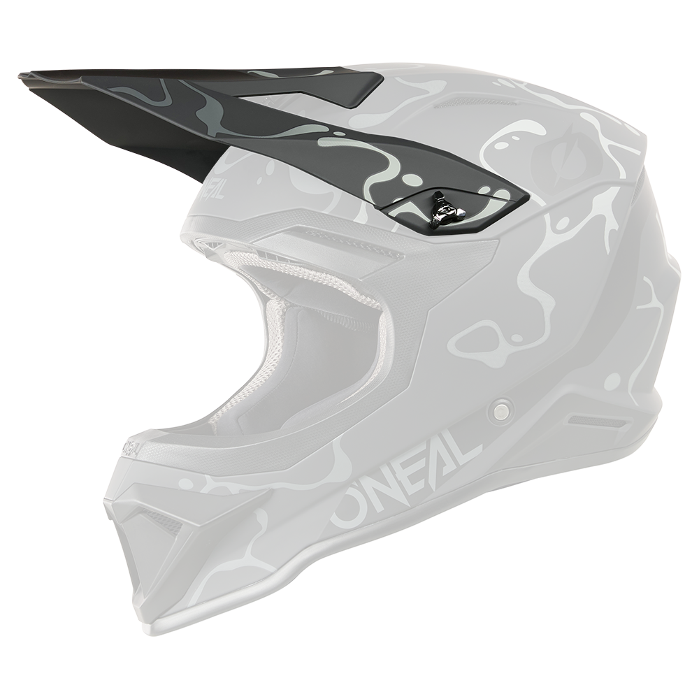 O'Neal 1SRS Splash visiera ricambio nero/grigio / One Size - foto 3