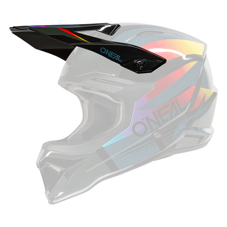 O'Neal RC 1SRS visiera ragazzi nero/multicolore / One Size
