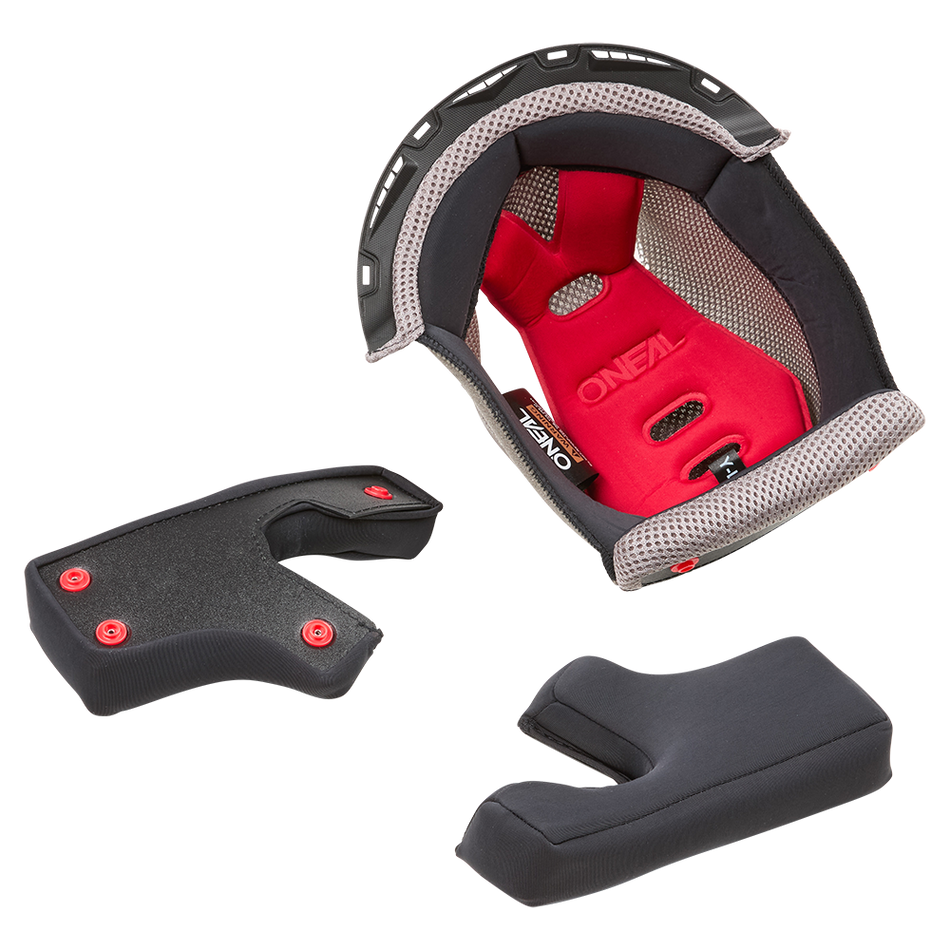 O'Neal 1SRS fodera e guanciali bambino Black/Gray / M