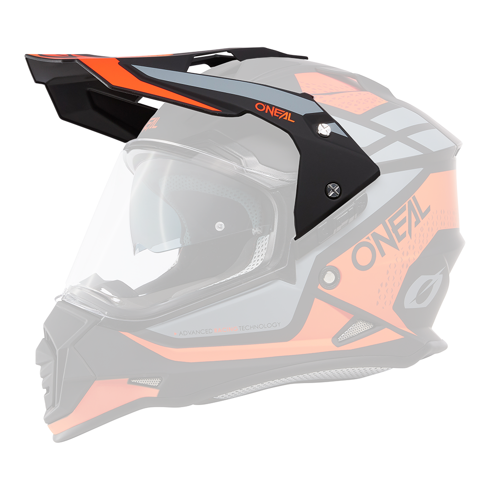 O'Neal visiera ricambio Sierra R Orange/Black/Gray / One Size - foto 2