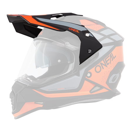 O'Neal visiera ricambio Sierra R Orange/Black/Gray / One Size - foto 2