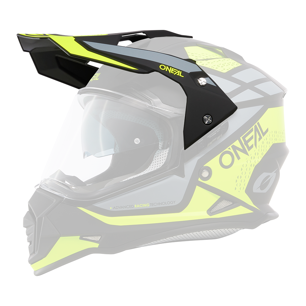 O'Neal visiera ricambio Sierra R Neon Yellow/Black/Gray / One Size - foto 3