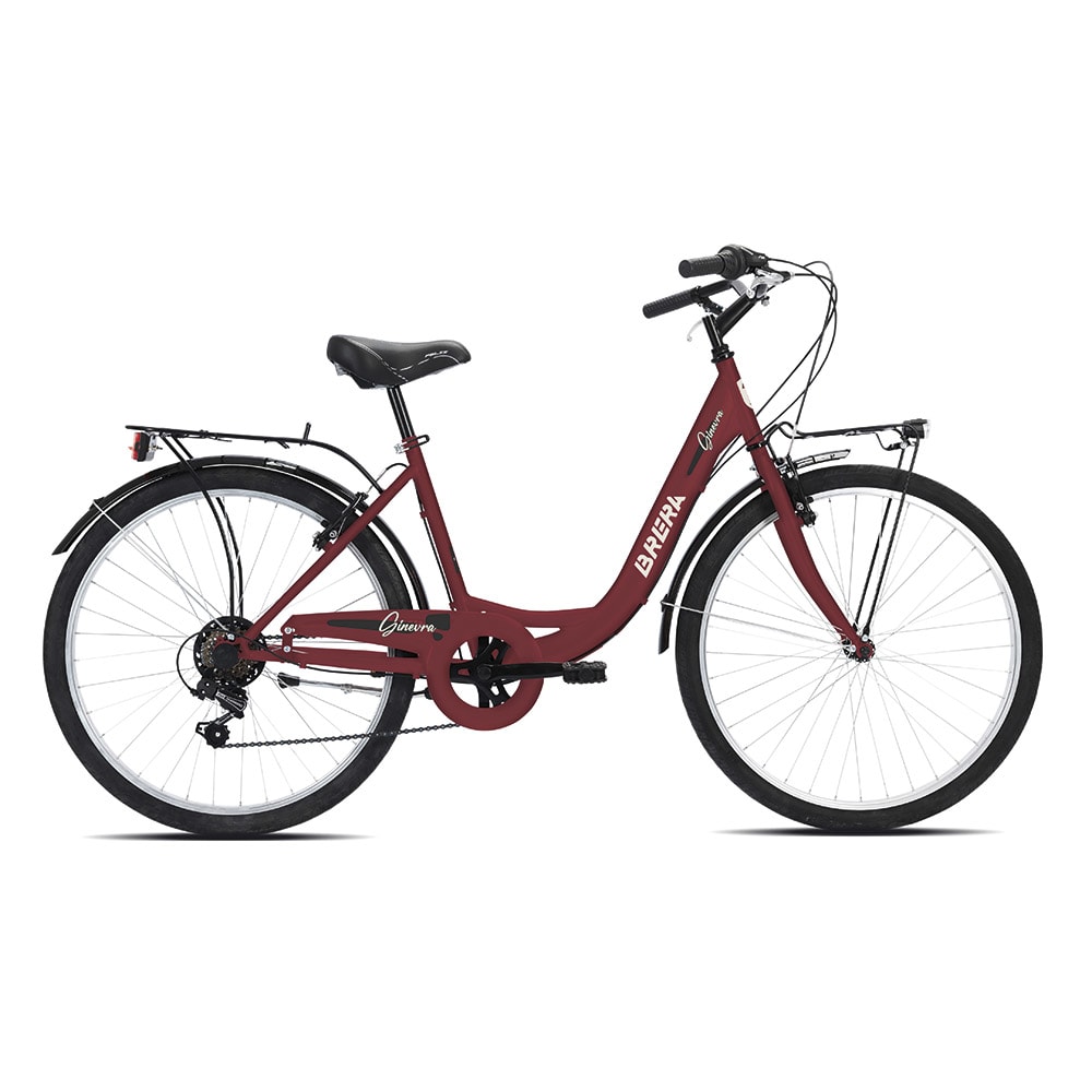 Brera Ginevra 26" 6v City Bike Rosso Scuro / Unica - foto 2