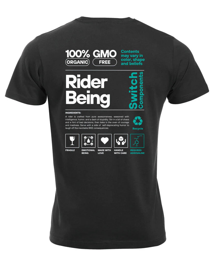 Switch T-shirt Rider Being nera - foto 2