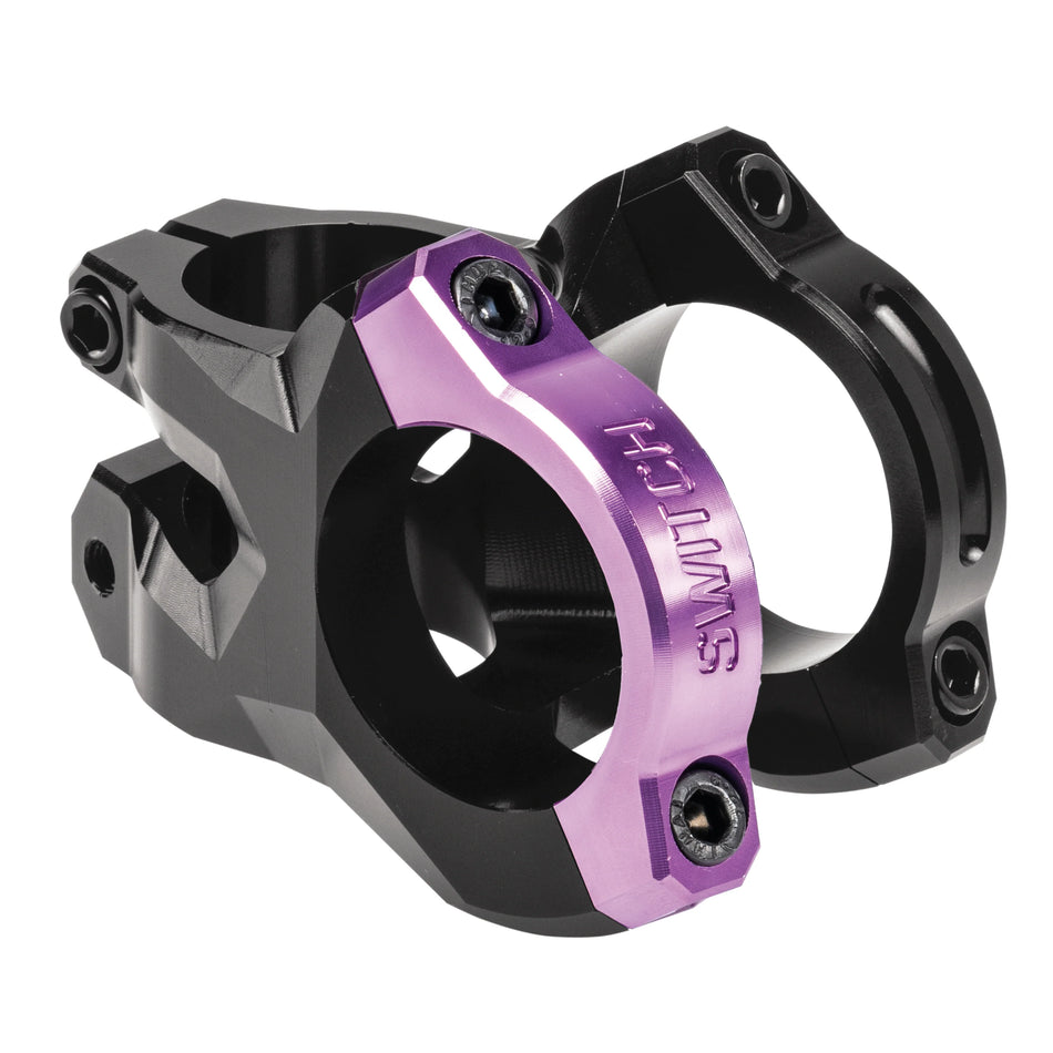 Switch Rocker attacco 35 mm alluminio CNC 35 mm / NERO-VIOLA