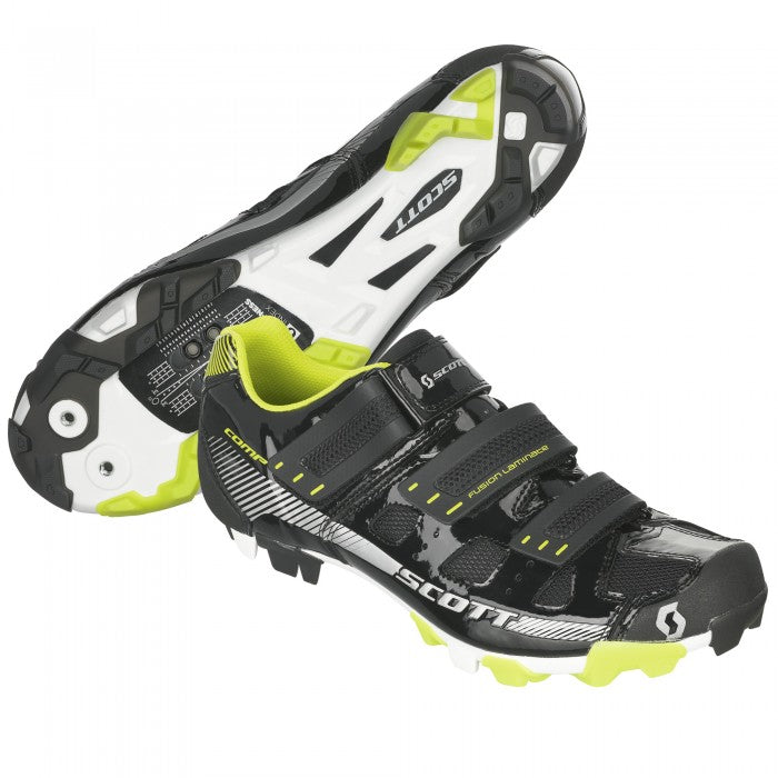 Scott Mtb Comp scarpe MTB Black/Lime Green Gloss / 46