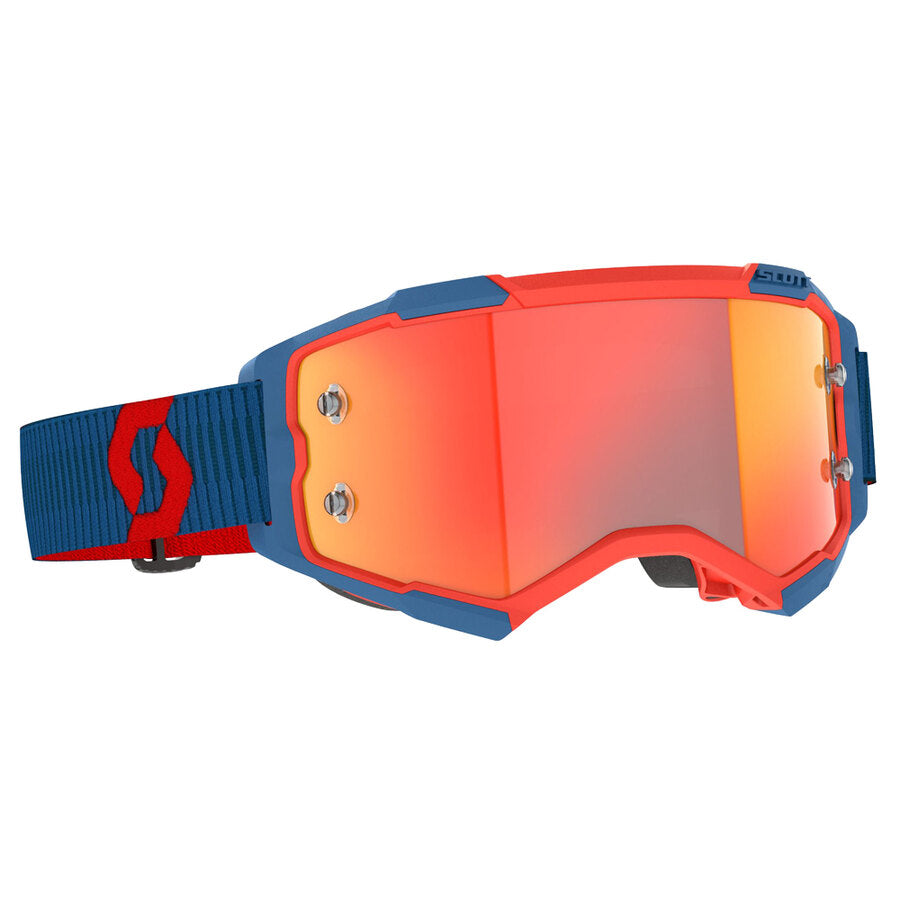 Scott Fury maschera Dark Blue-Neon Red - foto 23