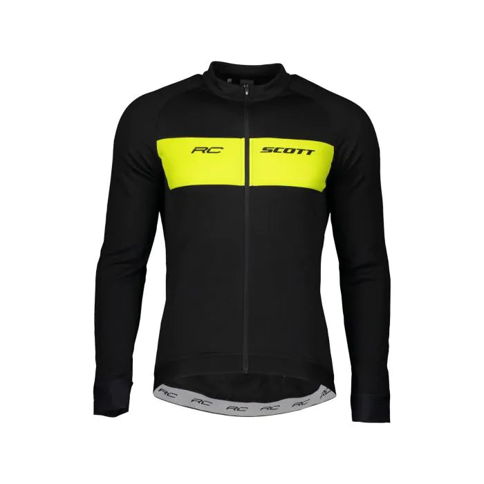 Scott RC Warm maniche lunghe black-sulphur-yellow / L