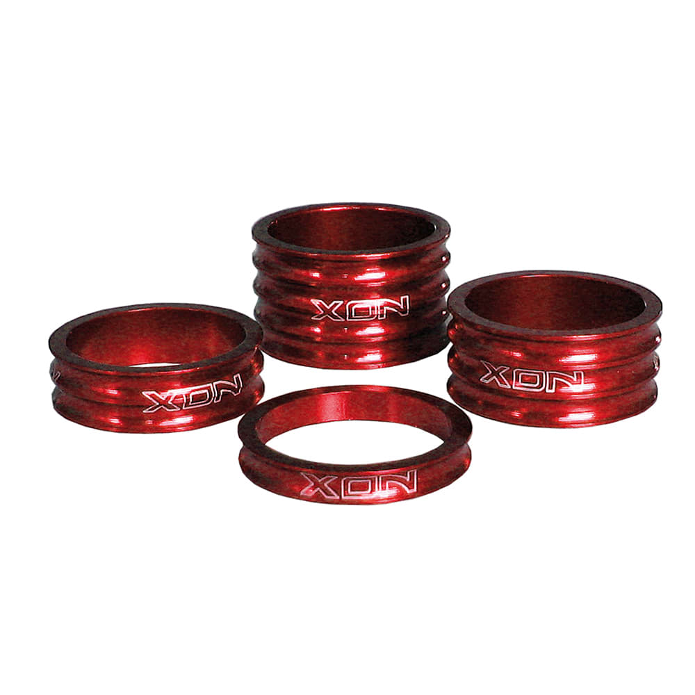 XON spessori manubrio 28,6mm rosso