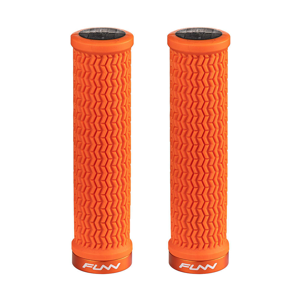 FUNN Manopola Holeshot 31mm con Collarino in Alluminio Arancio