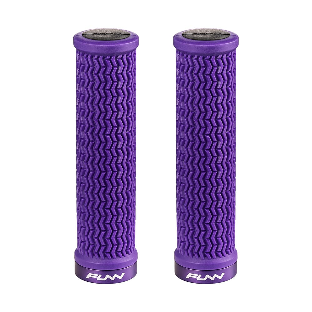 FUNN Manopola Holeshot 31mm con Collarino in Alluminio Viola