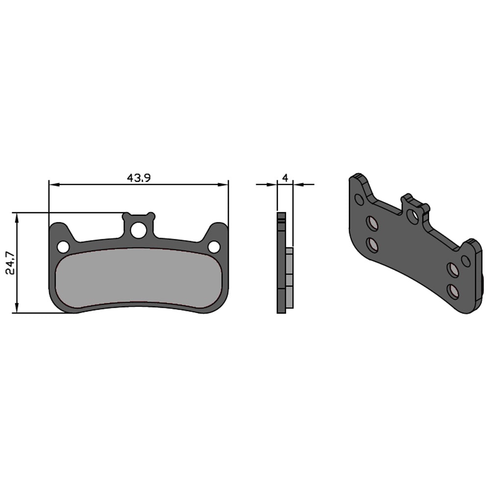 Brenta Ciclo Pastiglie Sinter Tech per Impianto Cura 4 Formula