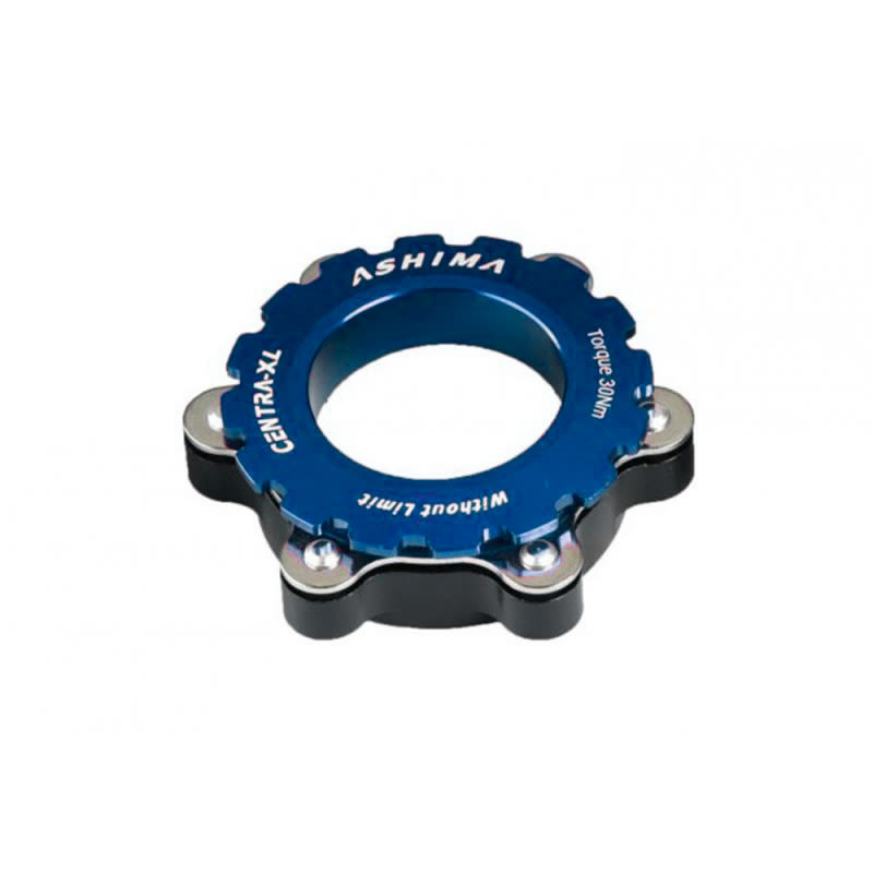 Ashima Adattatore Disco per Perno: 9/10/12/15/20mm Blu Center Lock