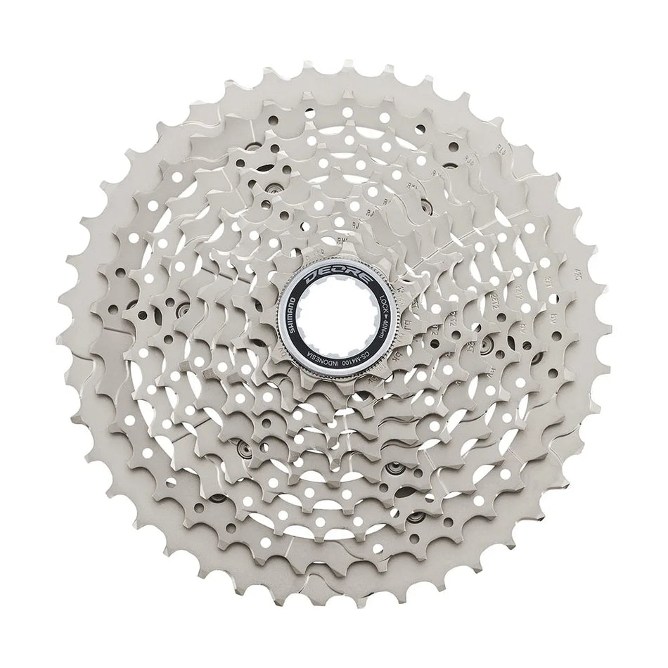 Shimano Deore CS-M4100 10V 11-42 Nero/Argento