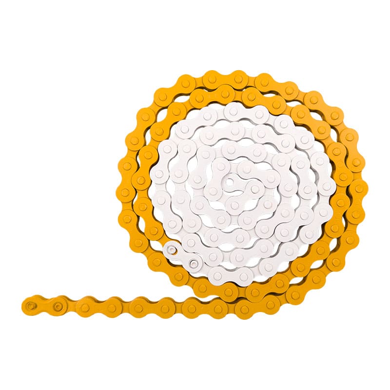 Taya catena 1V 112 maglie bianco/arancio