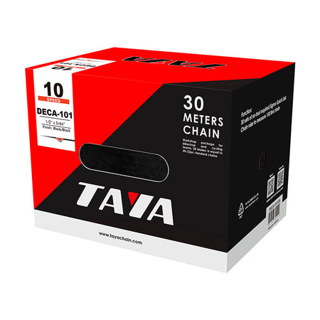 Catena Taya 10V nera rotolo 30 mt