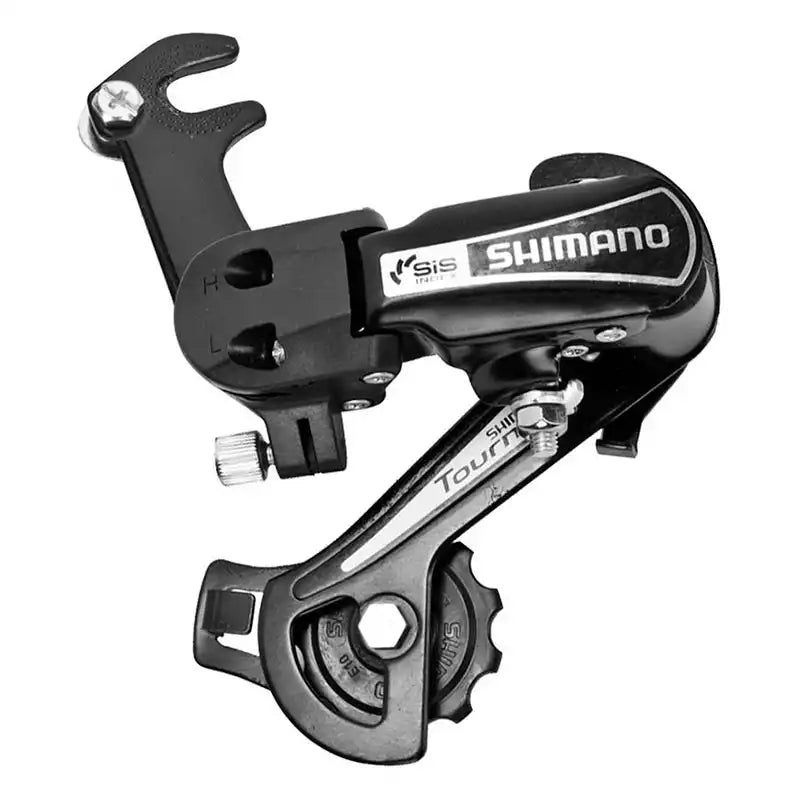 Shimano TY21 3x6/7V gabbia lunga Nero