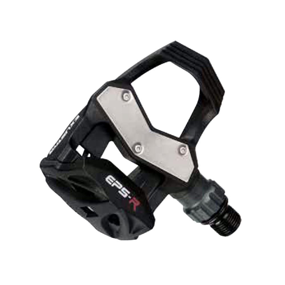 Exustar Pedali E-PR4 Corsa in Termoplastica Nero Perno in CR-Mo 85x88mm