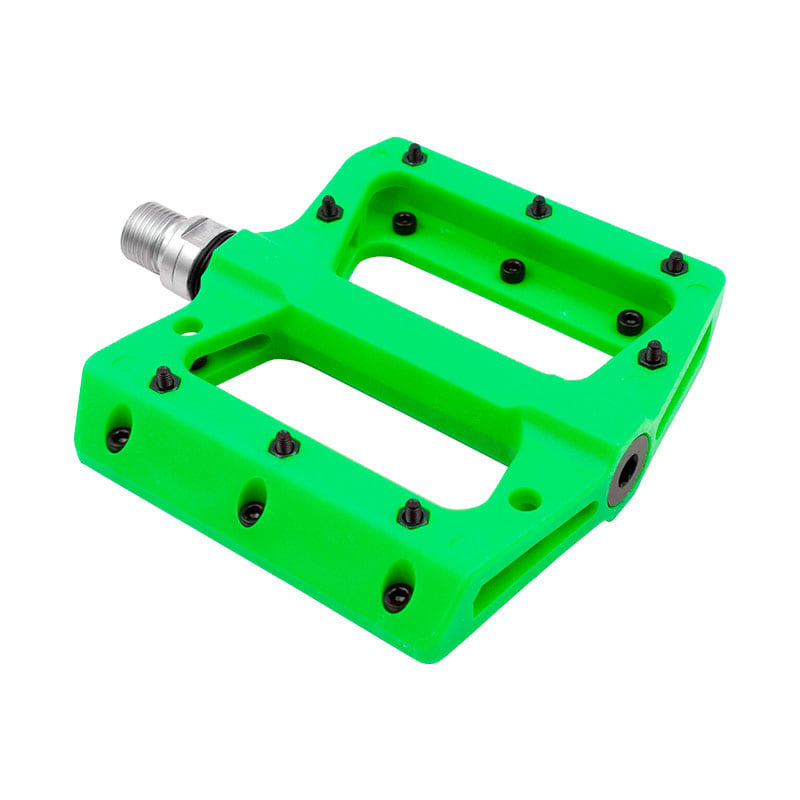 Mvtek pedali flat termoplastica verde