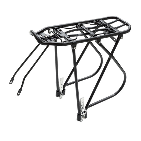 MVTEK Portapacco Posteriore 26/28" Regolabile su 6 Posizioni Nero