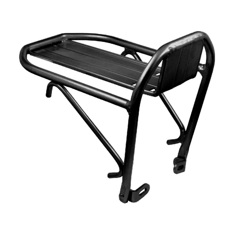 MVTEK Portapacchi Anteriore City Bike 24/26/28" in Alluminio Nero