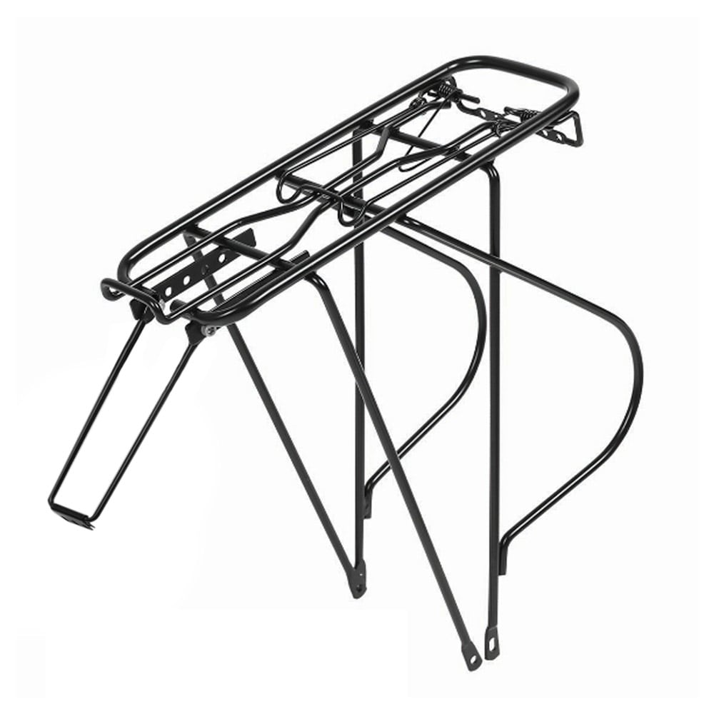 MVTEK Portapacchi Posteriore City Bike 26/28" con Protezione Laterale Nero