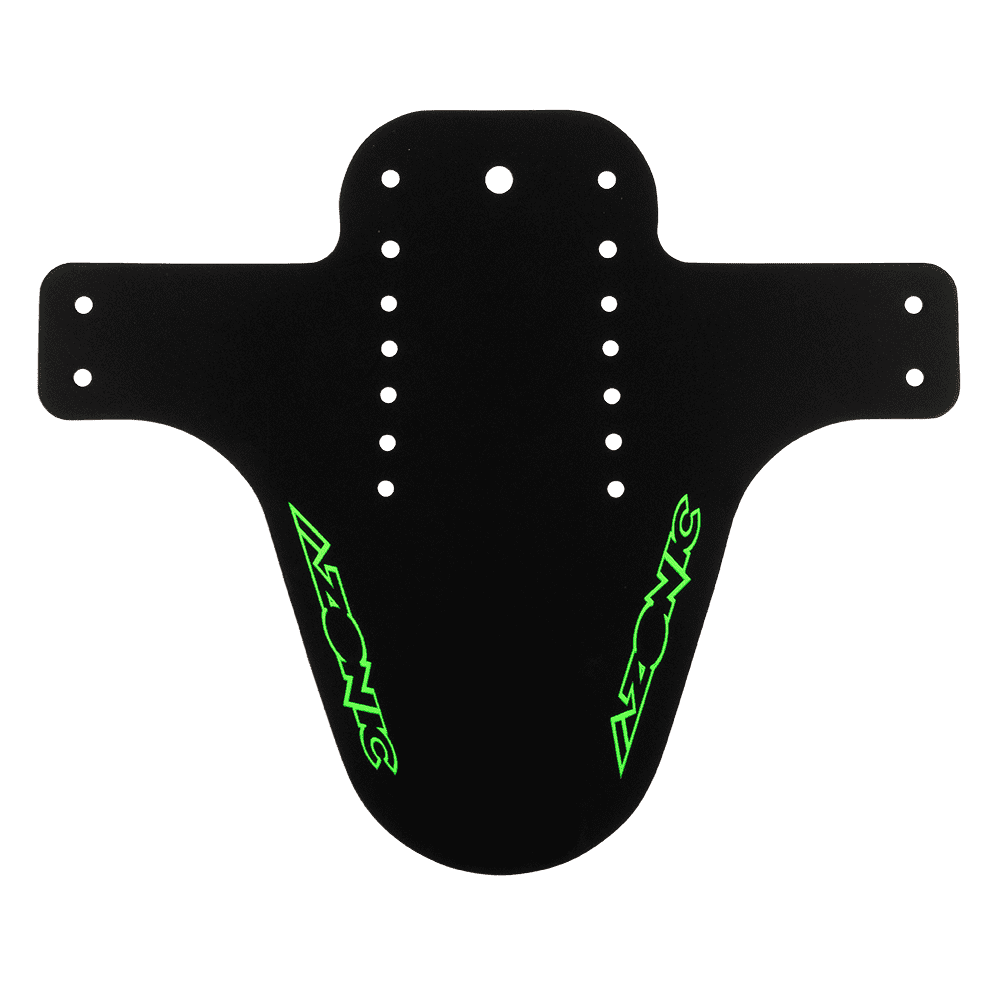 Azonic Splatter Fender anteriore MTB Black/Neon Green - foto 4