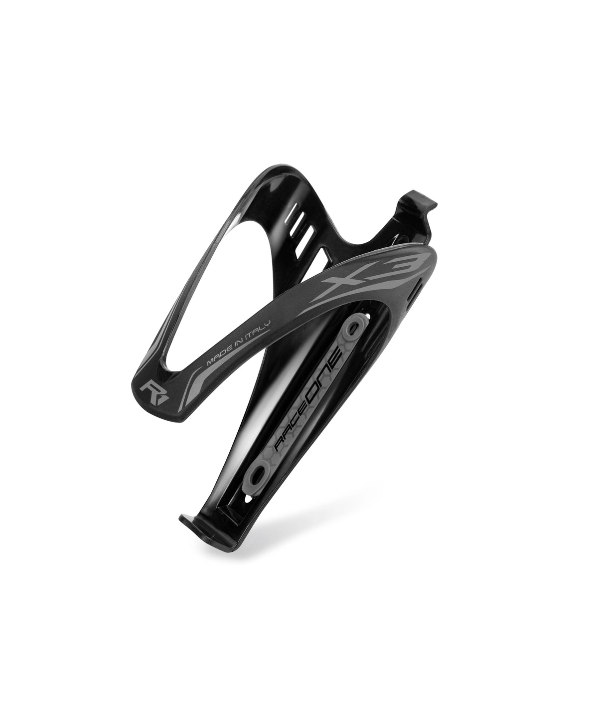 Raceone Polymer Bottle Cage NERO-GRIGIO - foto 6
