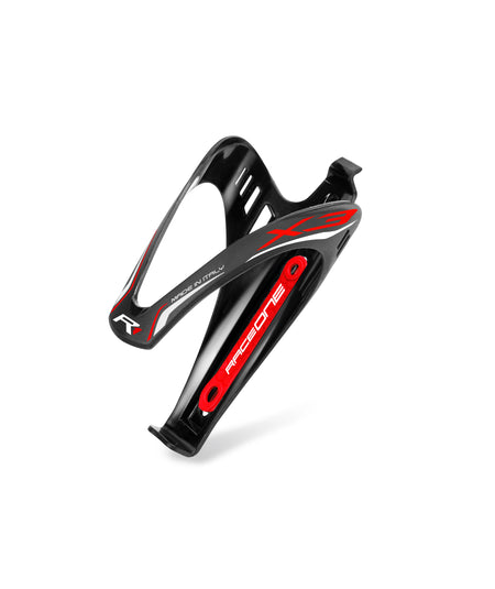 Raceone Polymer Bottle Cage NERO-ROSSO - foto 3
