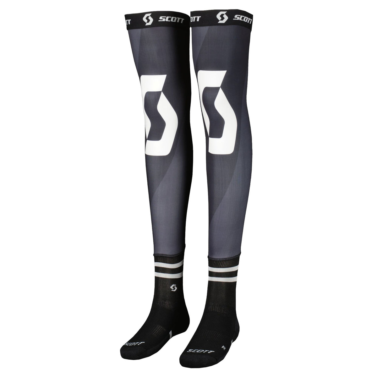 Scott Knee Brace calze M, L, XL Black-White / M (39-41) - foto 2