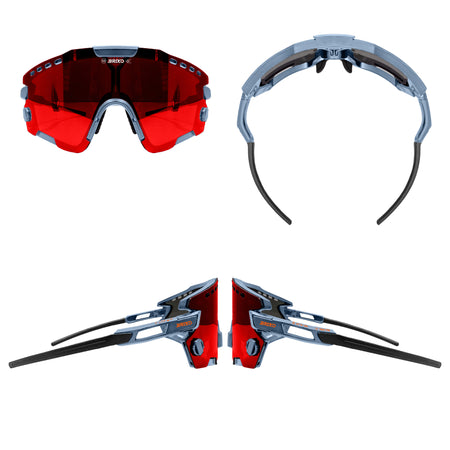 Briko Spettro 3 Lenses Light Blue Metallic Orange Fluo