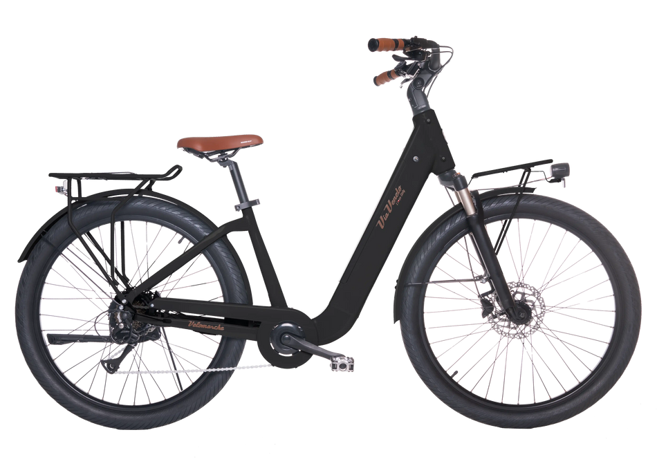 Via Veneto Amata Plus Lady 27.5'' 7v NERO POLVERE DI CAFFE' / 7 Velocità / 46
